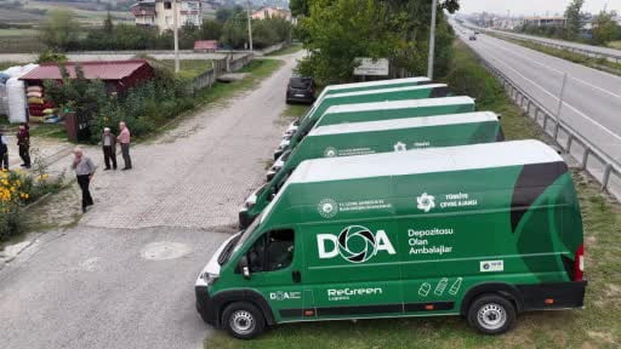 Samsun'da 100 bin içecek ambalajı biriktirdi, Türkiye birincisi oldu