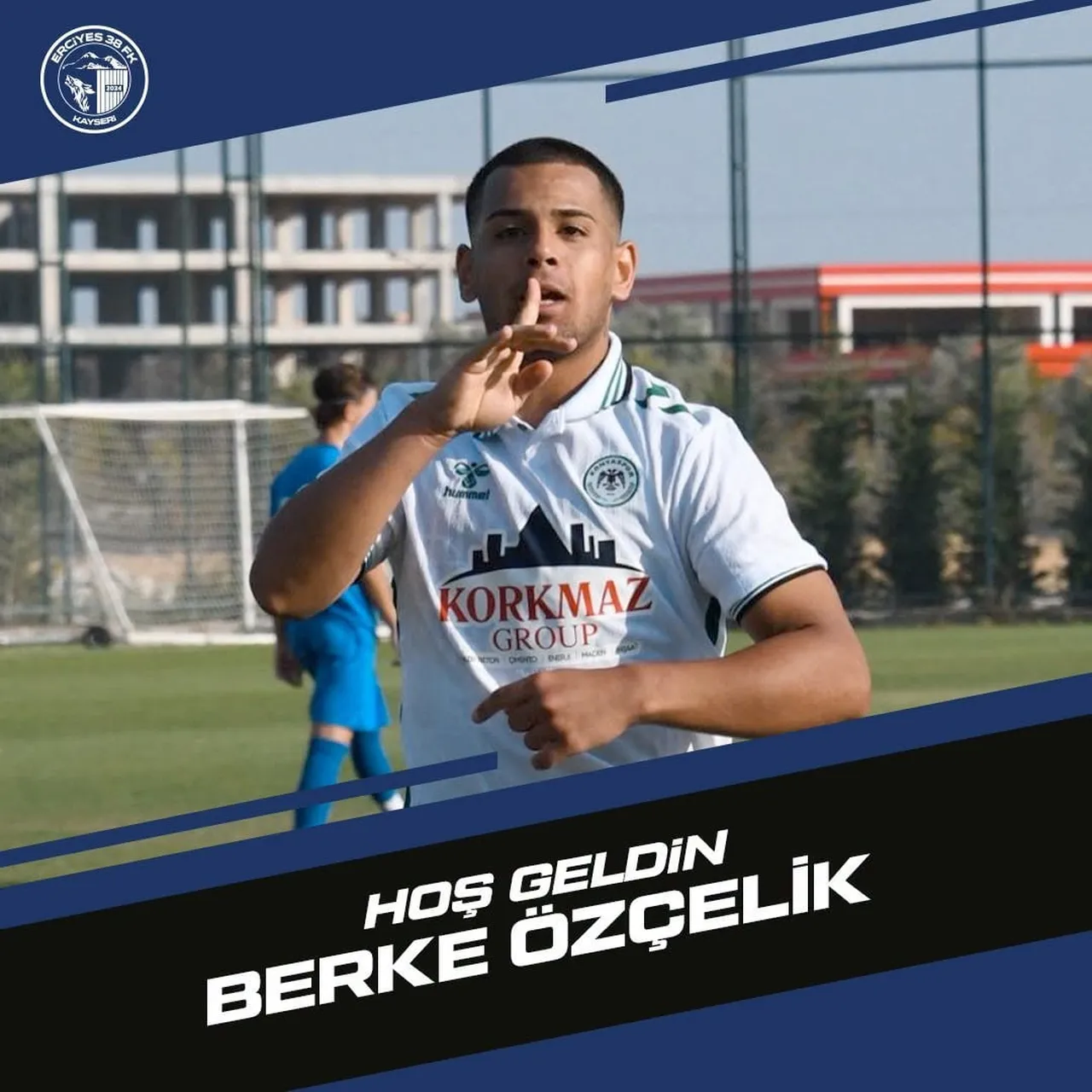 TFF 3. LİG 3. GRUP EKİPLERİNDEN ERCİYES 38 FUTBOL SPOR KULÜBÜ, KONYASPOR’DAN KİRALIK OLARAK BERKE...