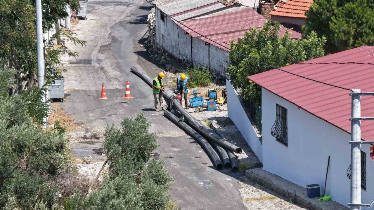 AYDIN BÜYÜKŞEHİR BELEDİYESİ, SÖKE'NİN ATBURGAZI MAHALLESİ'NDE 4 MİLYON 600 BİN TL YATIRIMLA İÇME...