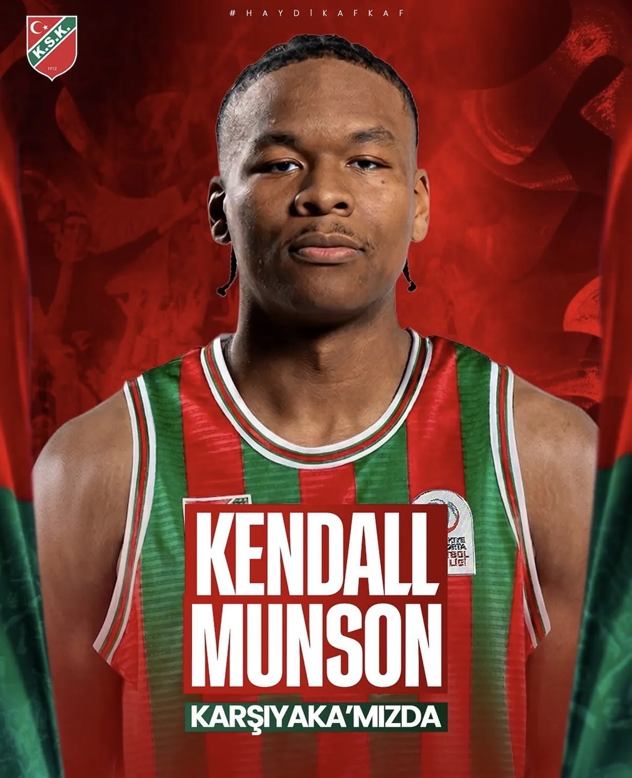 KARŞIYAKA BASKETBOL, KENDALL MUNSON’U KADROSUNA KATTI