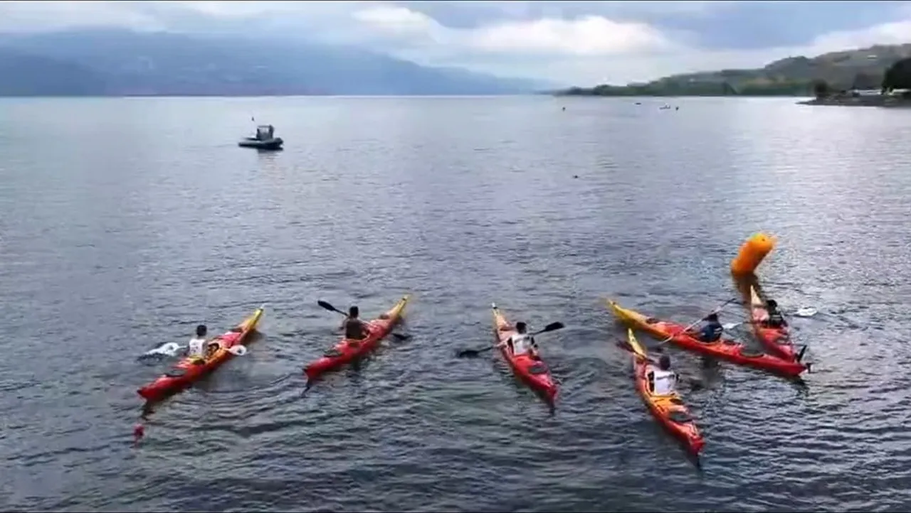SAPANCA GÖLÜ'NDE KANO YARIŞLARI GERÇEKLEŞTİRİLDİ.