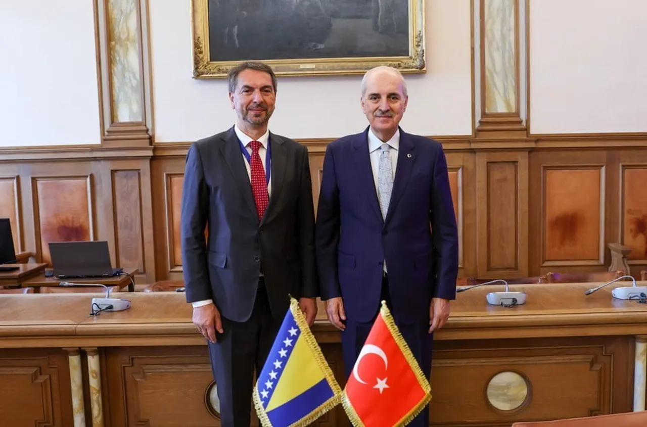 TBMM BAŞKANI KURTULMUŞ (SAĞDA), ROMA’DA, BOSNA HERSEK TEMSİLCİLER MECLİSİ BAŞKAN YARDIMCISI ÇAVARA...