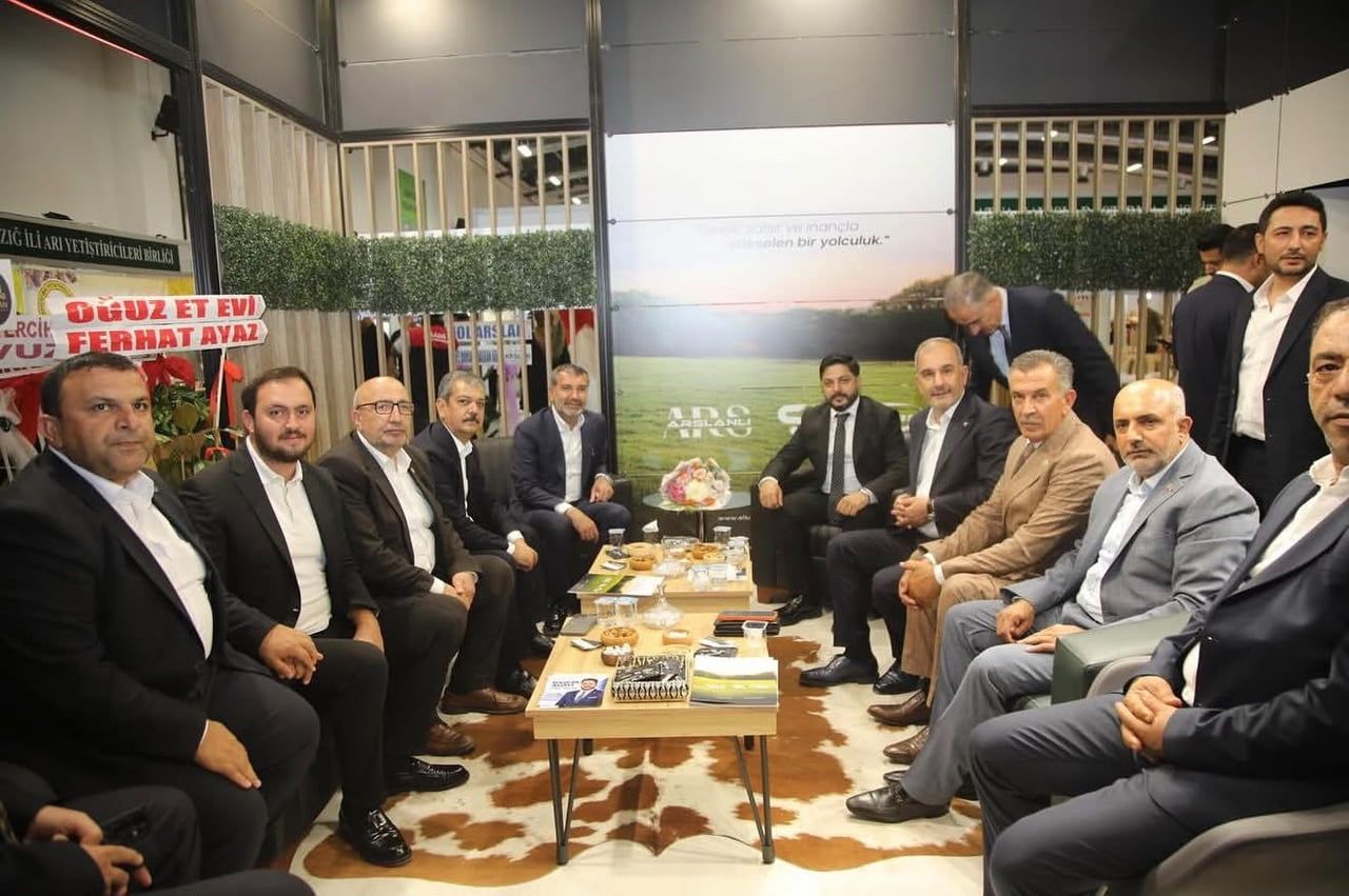 6. ELAZIĞ TARIM, HAYVANCILIK VE GIDA FUARI BOYUNCA ELAZIĞ HAYVAN ÜRÜNLERİ OSB BAŞKANI VE ELAZIĞ...