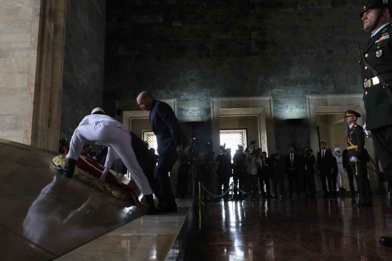 CUMHURBAŞKANI RECEP TAYYİP ERDOĞAN BAŞKANLIĞINDAKİ DEVLET ERKANI, 30 AĞUSTOS ZAFER BAYRAMI VE TÜRK...