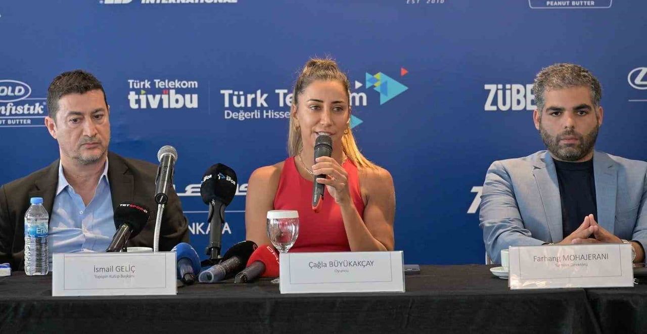 ANKARA'DA İLK KEZ KADINLAR TENİS BİRLİĞİ (WTA 125) SEVİYESİNDE TÜRK TELEKOM ANKARA OPEN AÇILIŞ...