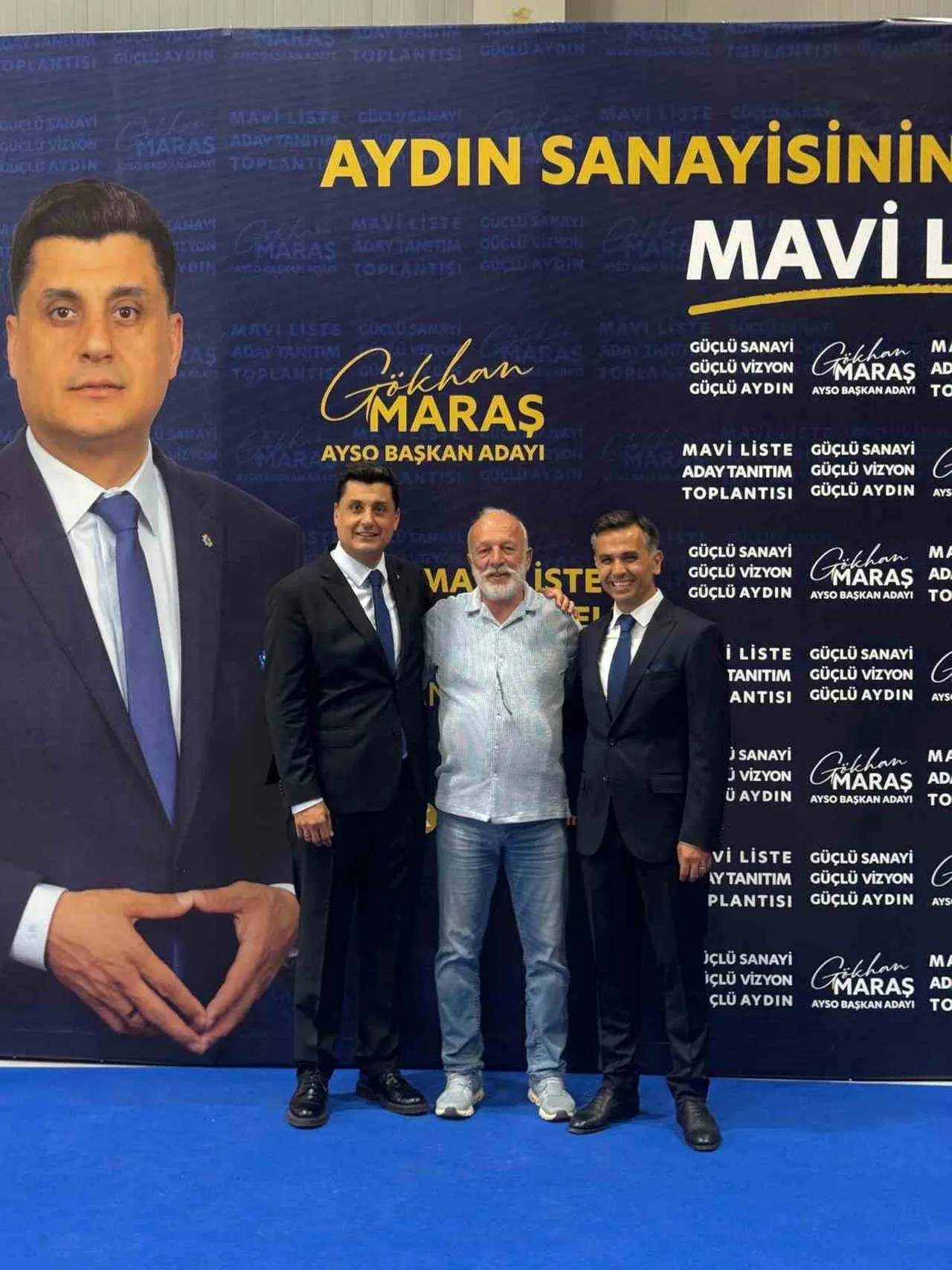 AYDIN SANAYİ ODASI (AYSO) SEÇİMLERİNDE MEVCUT BAŞKAN GÖKHAN MARAŞ’IN MAVİ LİSTE’SİNDE ADAYLAR...