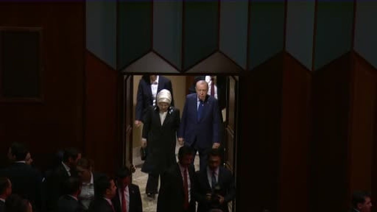 Cumhurbaşkanı Recep Tayyip Erdoğan, Cumhurbaşkanlığı Kulliyesi'nde düzenlenen 30 Ağustos Zafer...