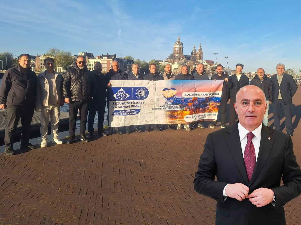 ERZURUM TİCARET VE SANAYİ ODASI (ETSO) ÜYELERİNDEN OLUŞAN 13 KİŞİLİK SEKTÖREL TİCARET HEYETİ...