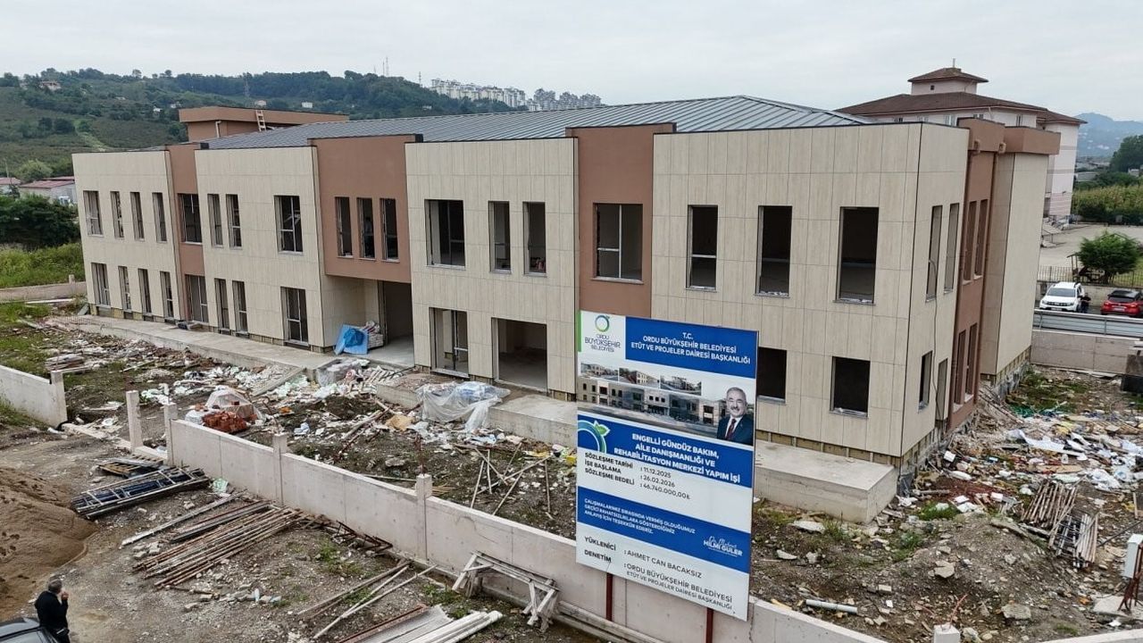 ORDU’DA TOPLAM BİN 777 METREKARE KAPALI ALANA SAHİP MERKEZDE KARKAS İNŞAAT, ÇATI, DIŞ CEPHE...