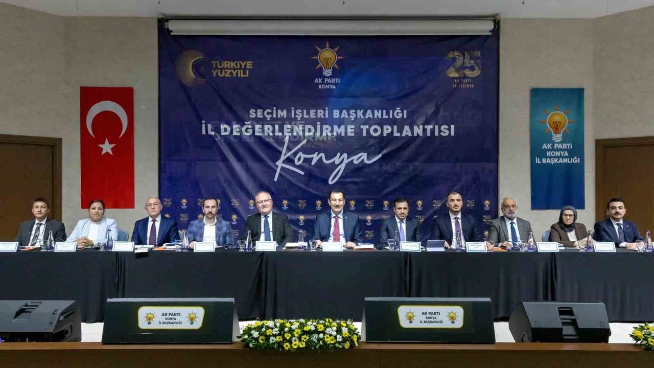 AK PARTİ KONYA İL BAŞKANLIĞI TARAFINDAN SEÇİM İŞLERİ BAŞKANLIĞI İSTİŞARE TOPLANTISI...