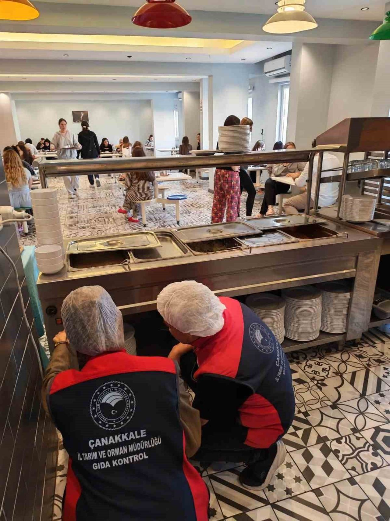 ÇANAKKALE'DE BULUNAN 29 ÖZEL KIZ ÖĞRENCİ YURDU  YEMEKHANELERİNE EŞ ZAMANLI DENETİMLER...