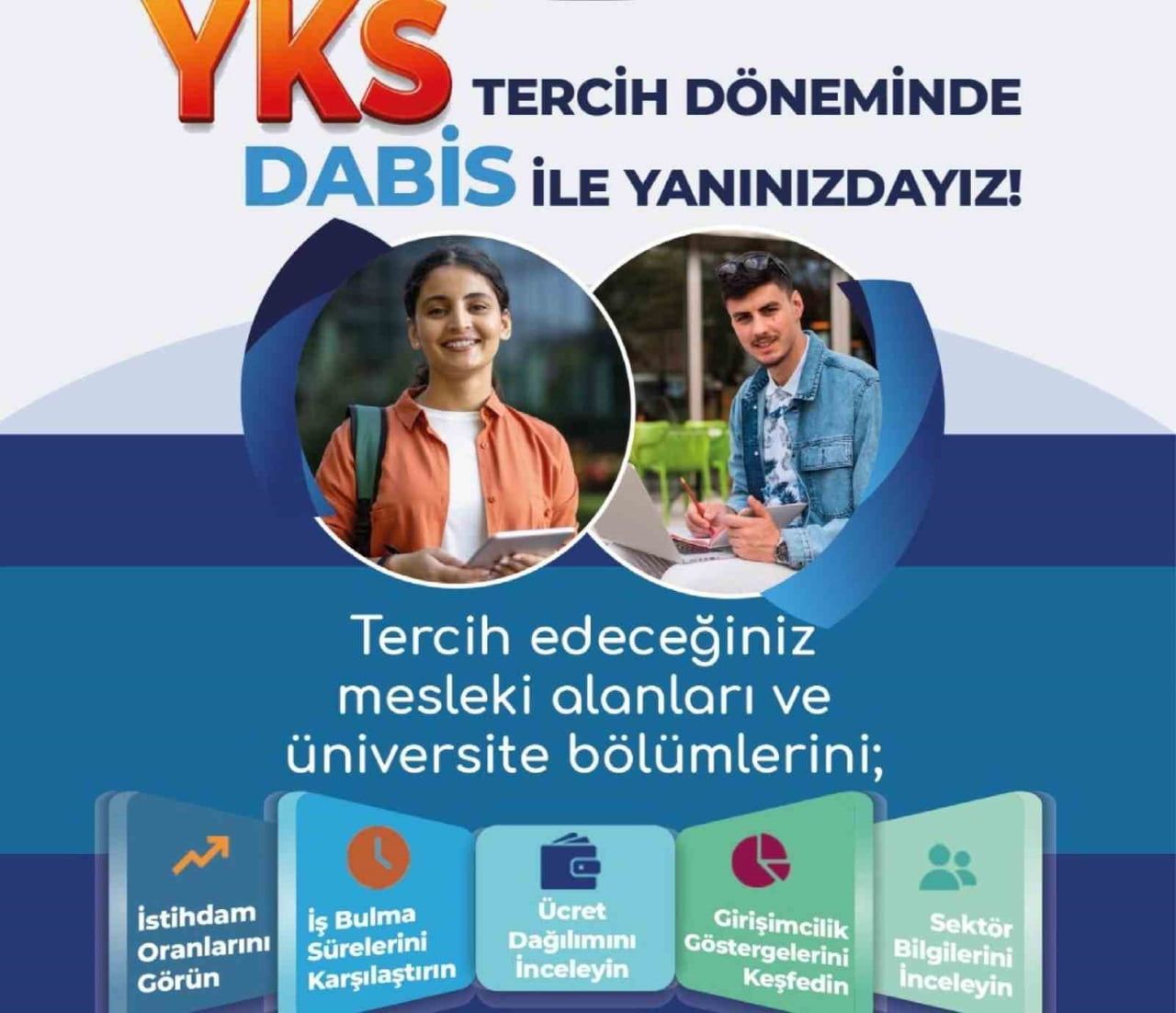 DANIŞMAN BİLGİ SİSTEMİ (DABİS), TERCİH DÖNEMİNDE ÖĞRENCİLERİN GELECEKLERİNİ BİLİNÇLİ VE DOĞRU...