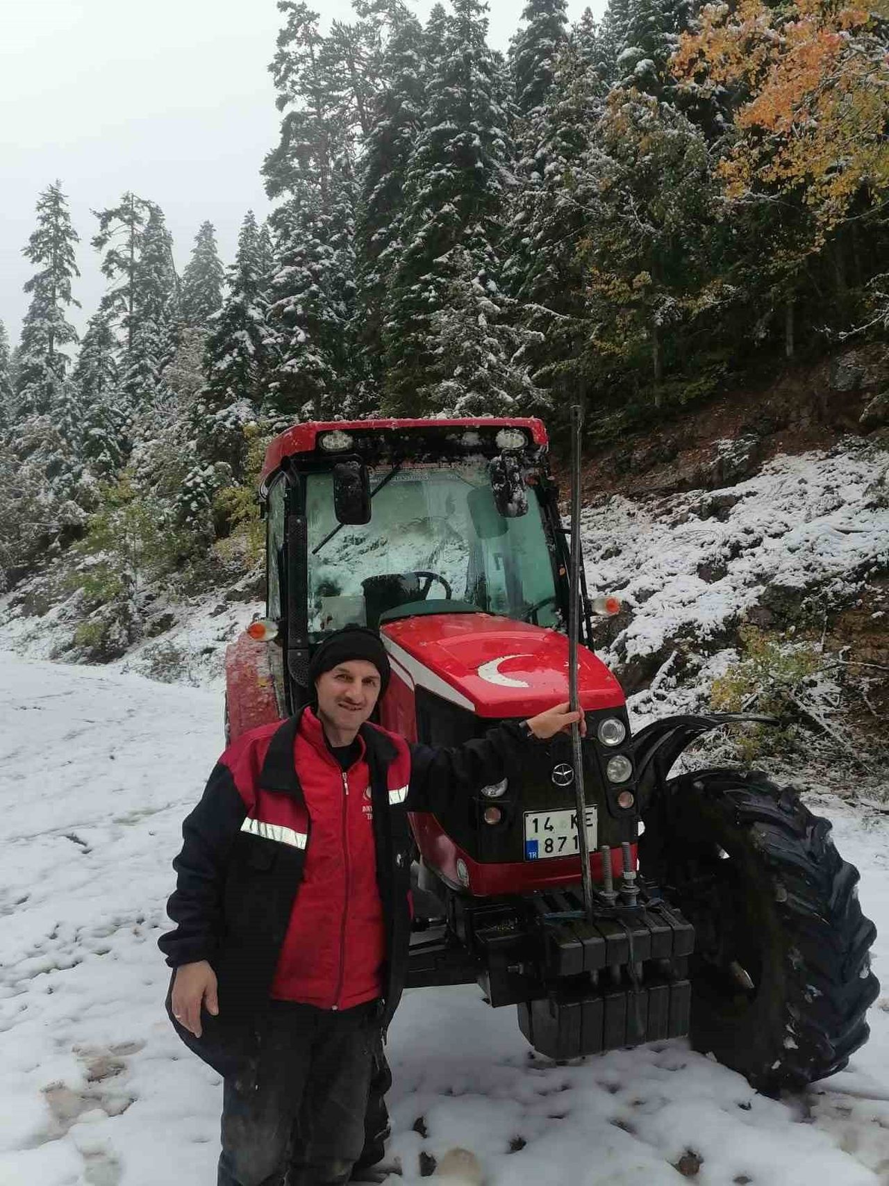 BARTIN'IN YÜKSEK KESİMLERİNE YILIN İLK KARI YAĞDI.