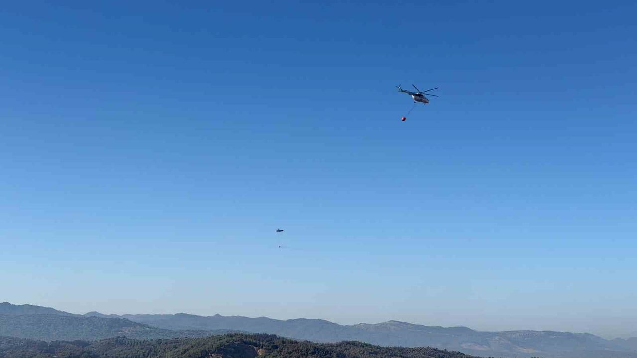 GÖMEÇ, AYVALIK VE BERGAMA’DA BİNLERCE HEKTAR AĞACI KÜL EDEN YANGIN KONTROL ALTINA ALINDI