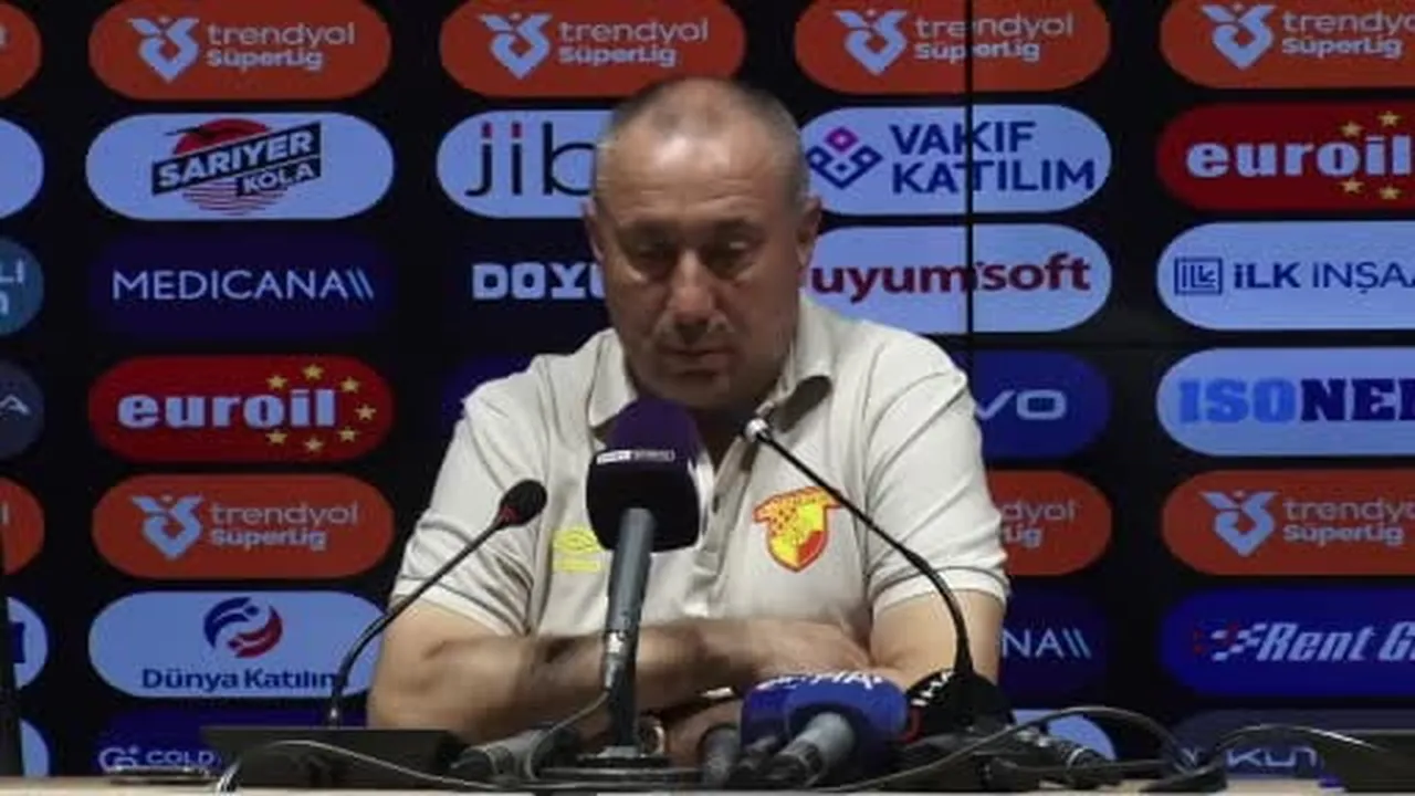 Göztepe Teknik Direktörü Stanimir Stoilov, Gençlerbirliği maçının ardından, "Daha organize olmalı...
