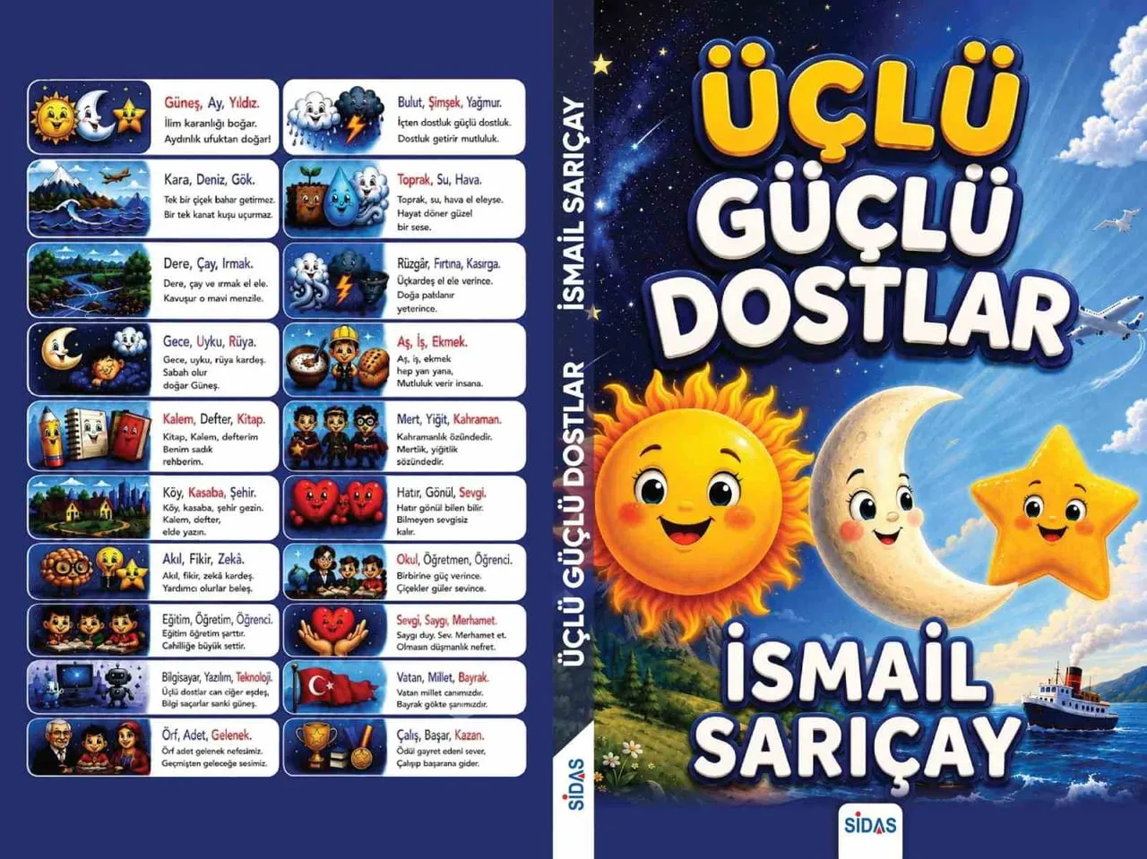 BALIKESİRLİ EĞİTİMCİ-YAZAR İSMAİL SARIÇAY’IN 16. KİTABI ‘ÜÇLÜ GÜÇLÜ DOSTLAR’ RAFLARDAKİ YERİNİ...