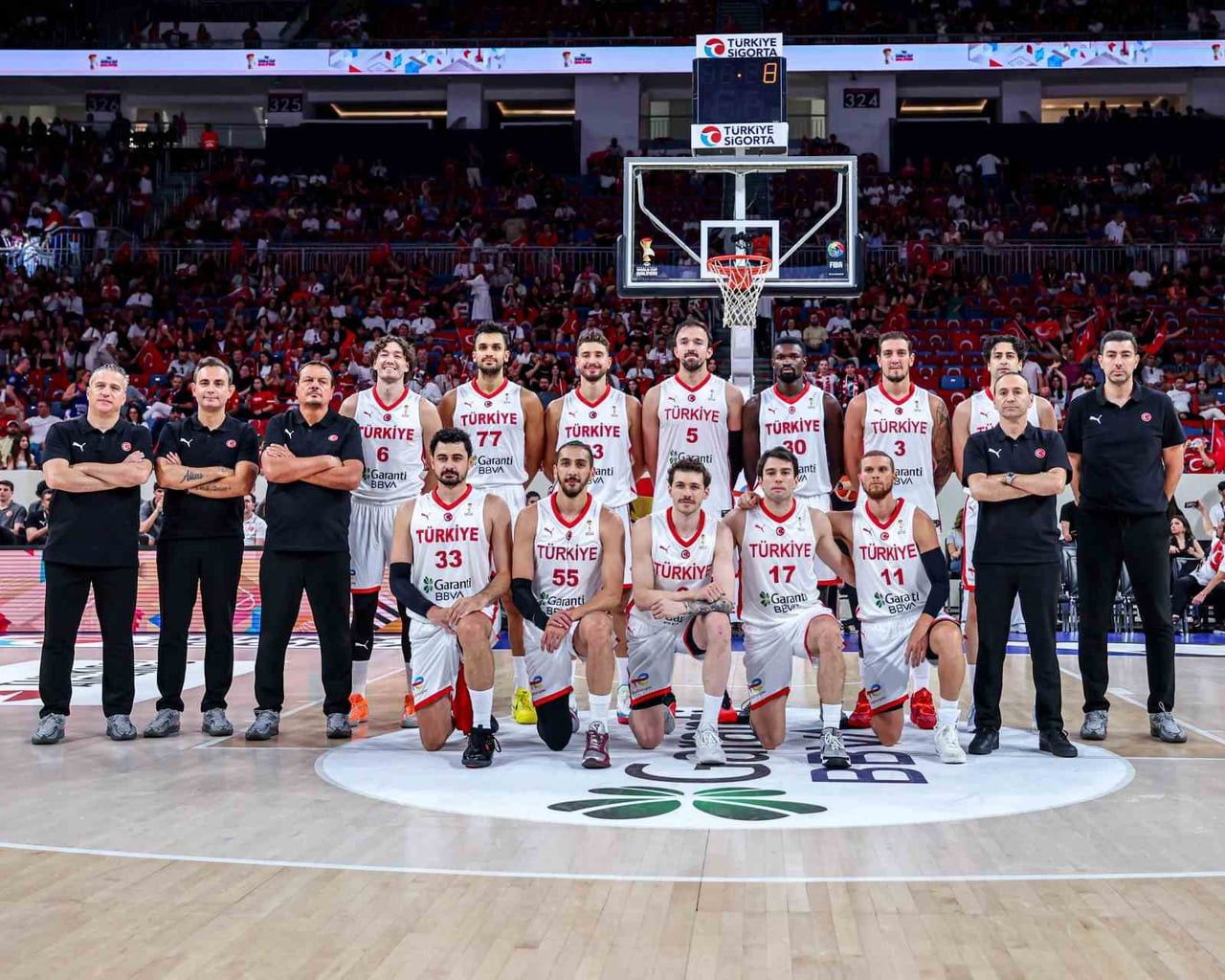 A MİLLİ ERKEK BASKETBOL TAKIMI, FIBA 2027 DÜNYA KUPASI AVRUPA ELEMELERİ 1. TUR C GRUBU 6. VE SON...
