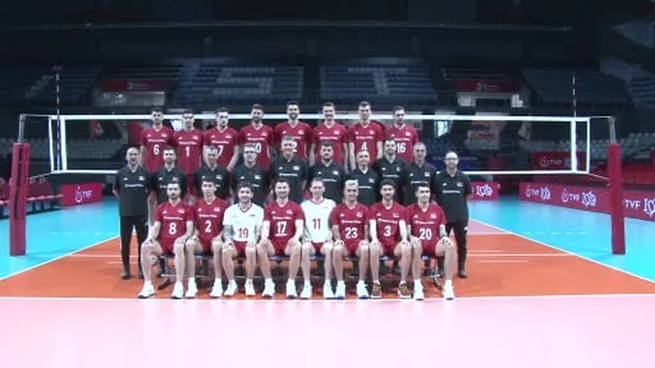 A Milli Erkek Voleybol Takımı, VNL’in Kanada’da düzenlenecek ilk etabı öncesinde medya günü...