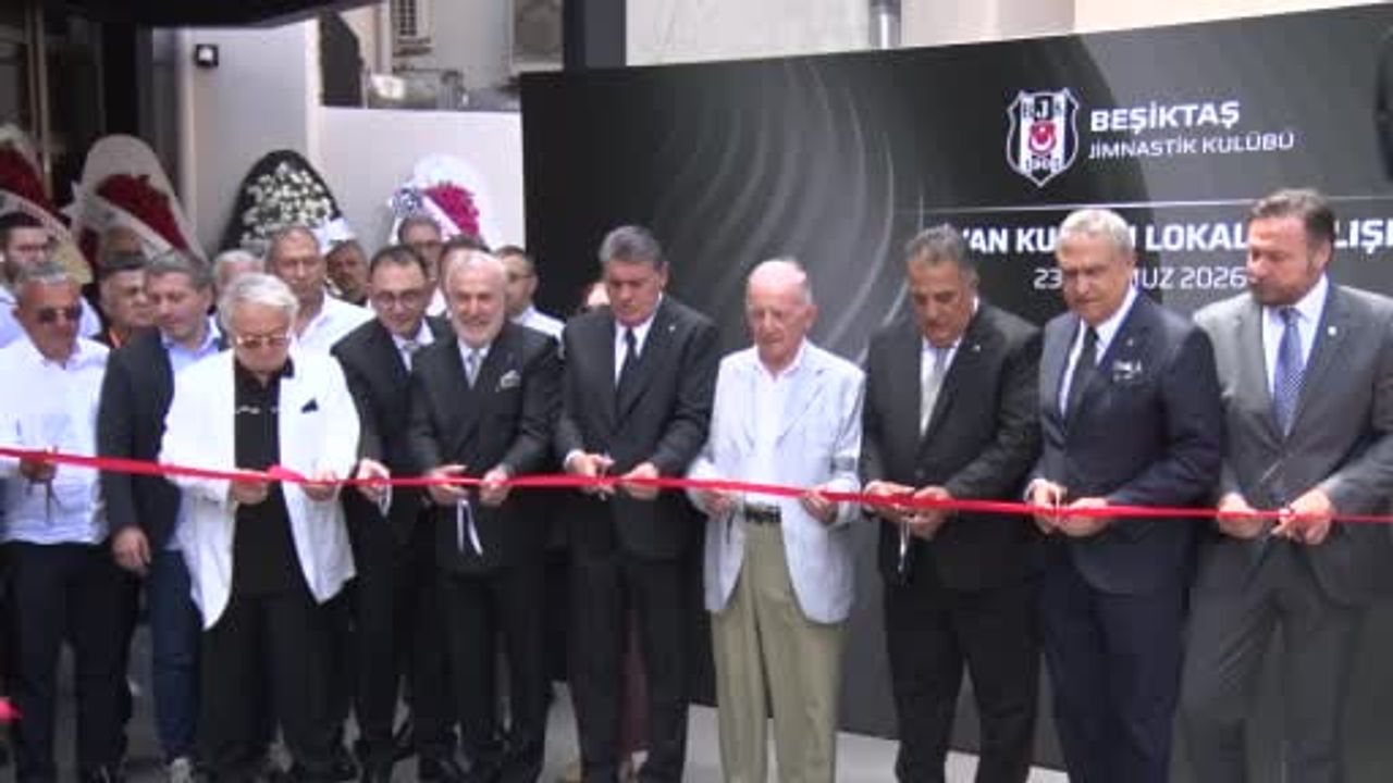 Beşiktaş Kulübü Divan Kurulu Lokali, düzenlenen törenle açıldı.