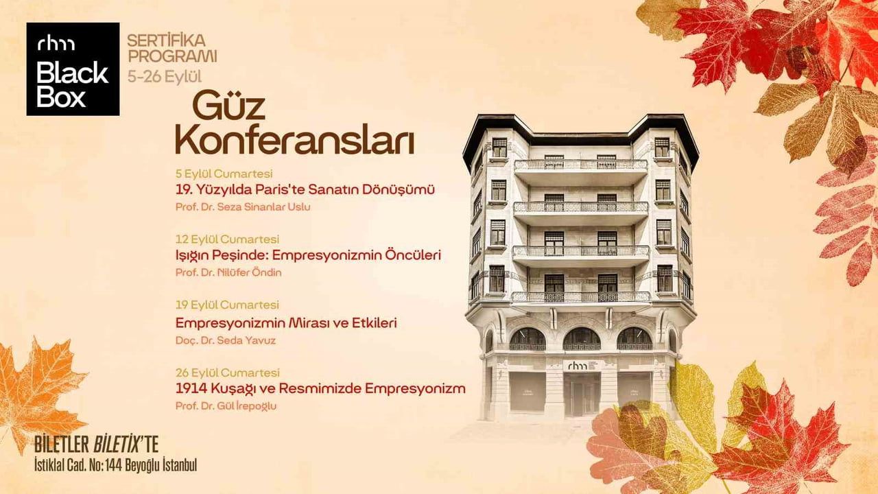 TÜRKİYE İŞ BANKASI RESİM HEYKEL MÜZESİ’NİN ‘GÜZ KONFERANSLARI’ 5 EYLÜL’DE...