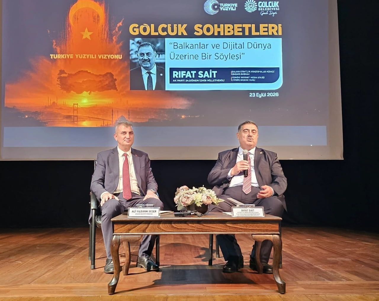 GÖLCÜK'TE DÜZENLENEN "TÜRKİYE YÜZYILI VİZYONU GÖLCÜK SOHBETLERİ" PROGRAMINDA, "BALKANLAR VE...