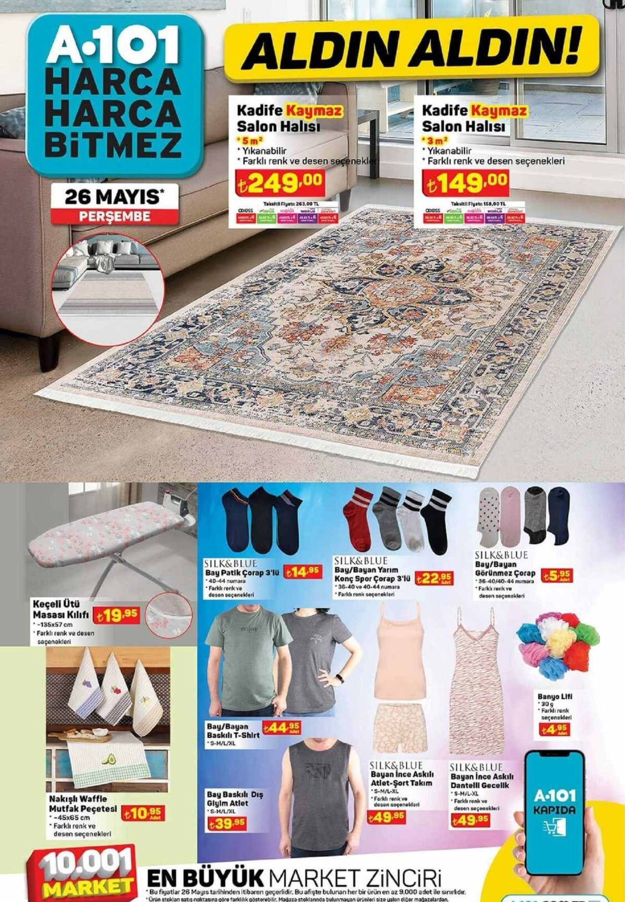 A101 26 Mayıs Aktüel Ürünler Broşürü