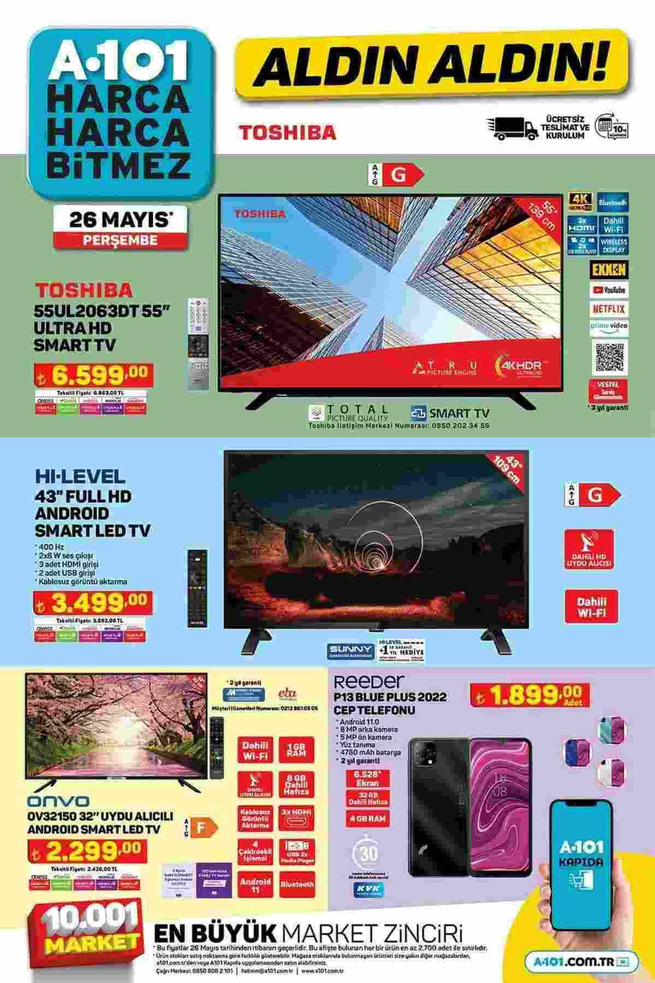 A101 fırsat ürünleri