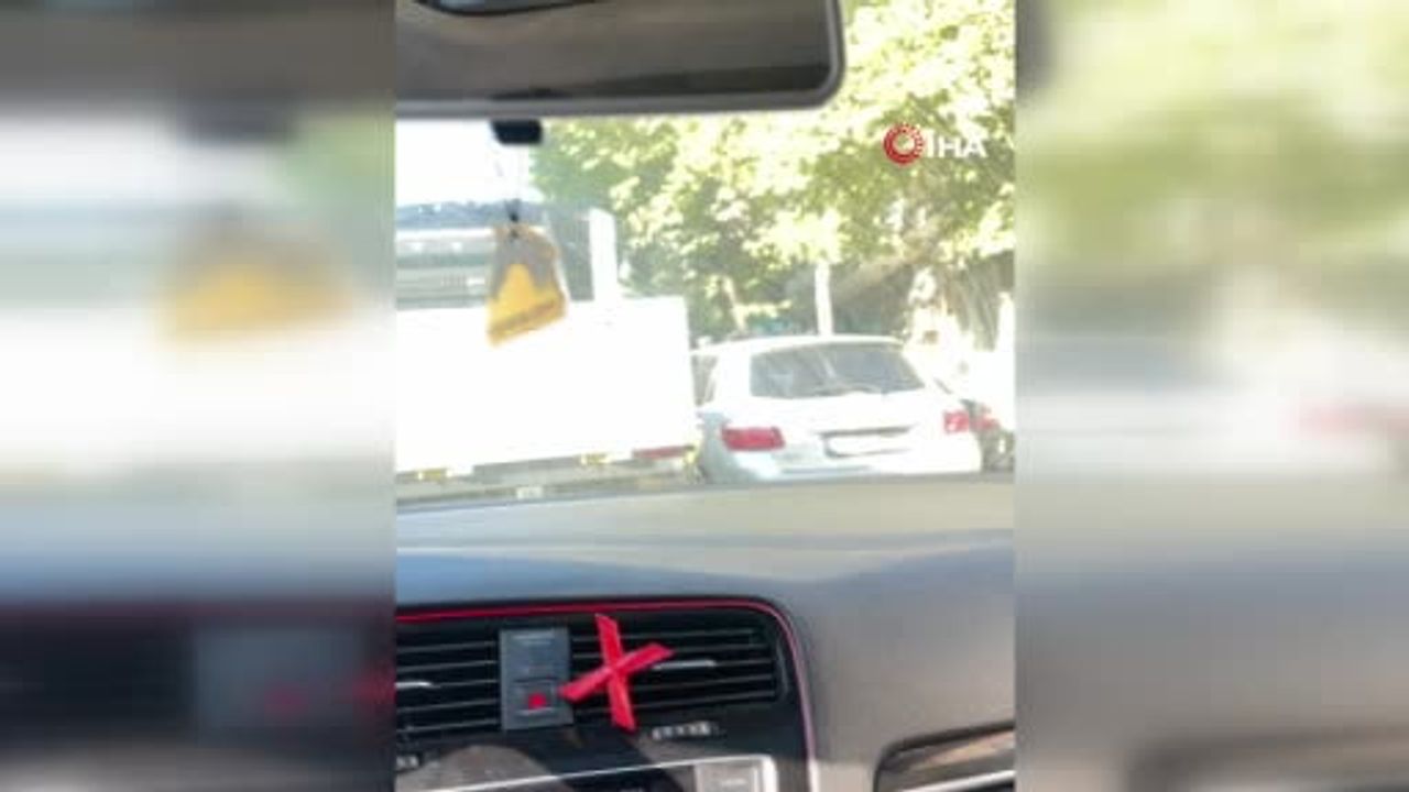 Avcılar'da trafik tartışması kameraya yansıdı