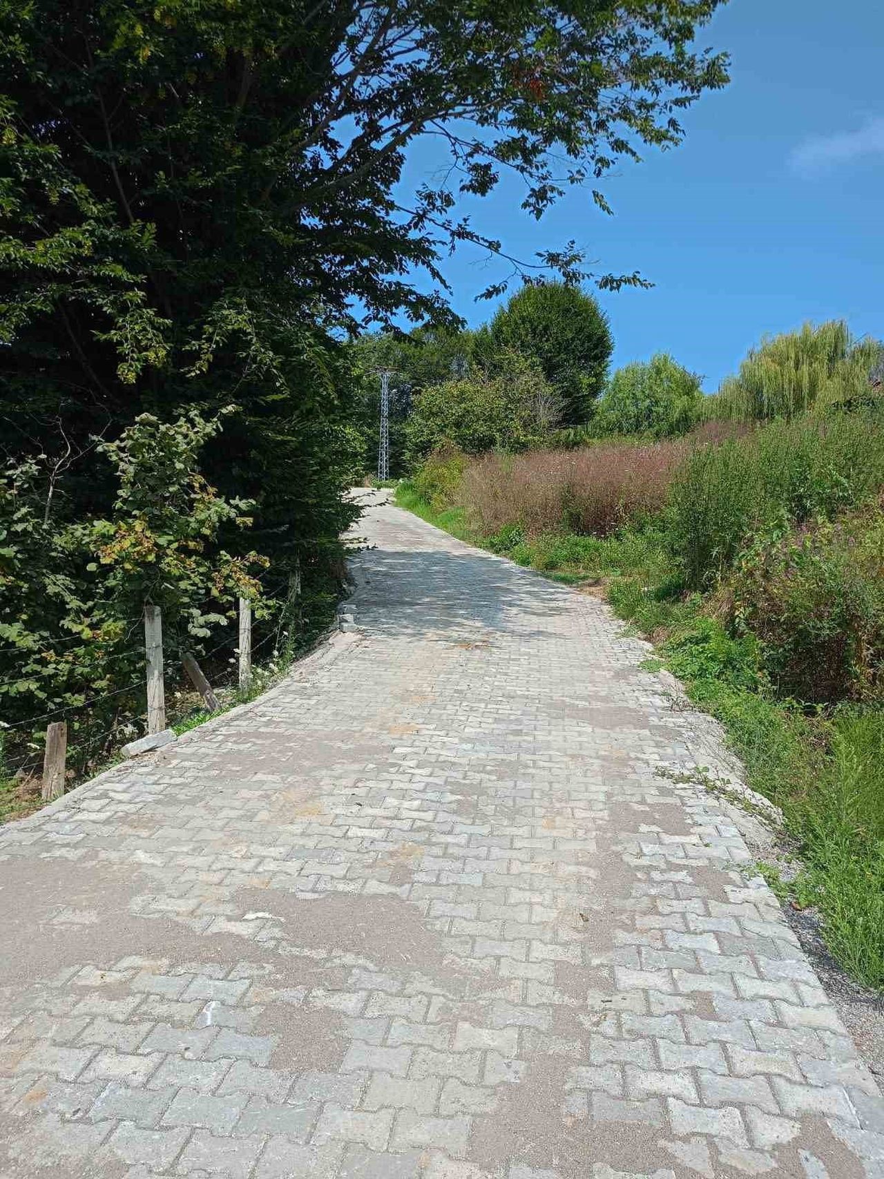 AKÇAKOCA'YA BAĞLI PAŞALAR KÖYÜ'NDE KÖY İÇİ YOLLARDA BAŞLATILAN KİLİT PARKE TAŞI DÖŞEME ÇALIŞMALARI...