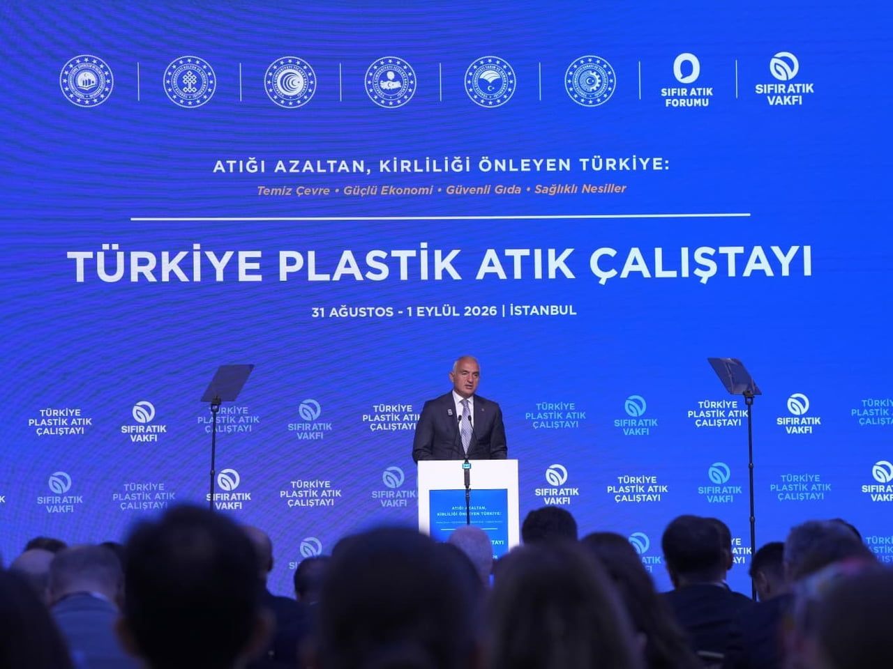 KÜLTÜR VE TURİZM BAKANI MEHMET NURİ ERSOY, İSTANBUL'DA DÜZENLENEN SIFIR ATIK ÇALIŞTAYI'NA...