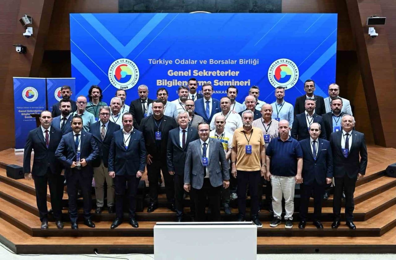 TÜRKİYE ODALAR VE BORSALAR BİRLİĞİ (TOBB) TARAFINDAN ANKARA’DA DÜZENLENEN GENEL SEKRETERLER...