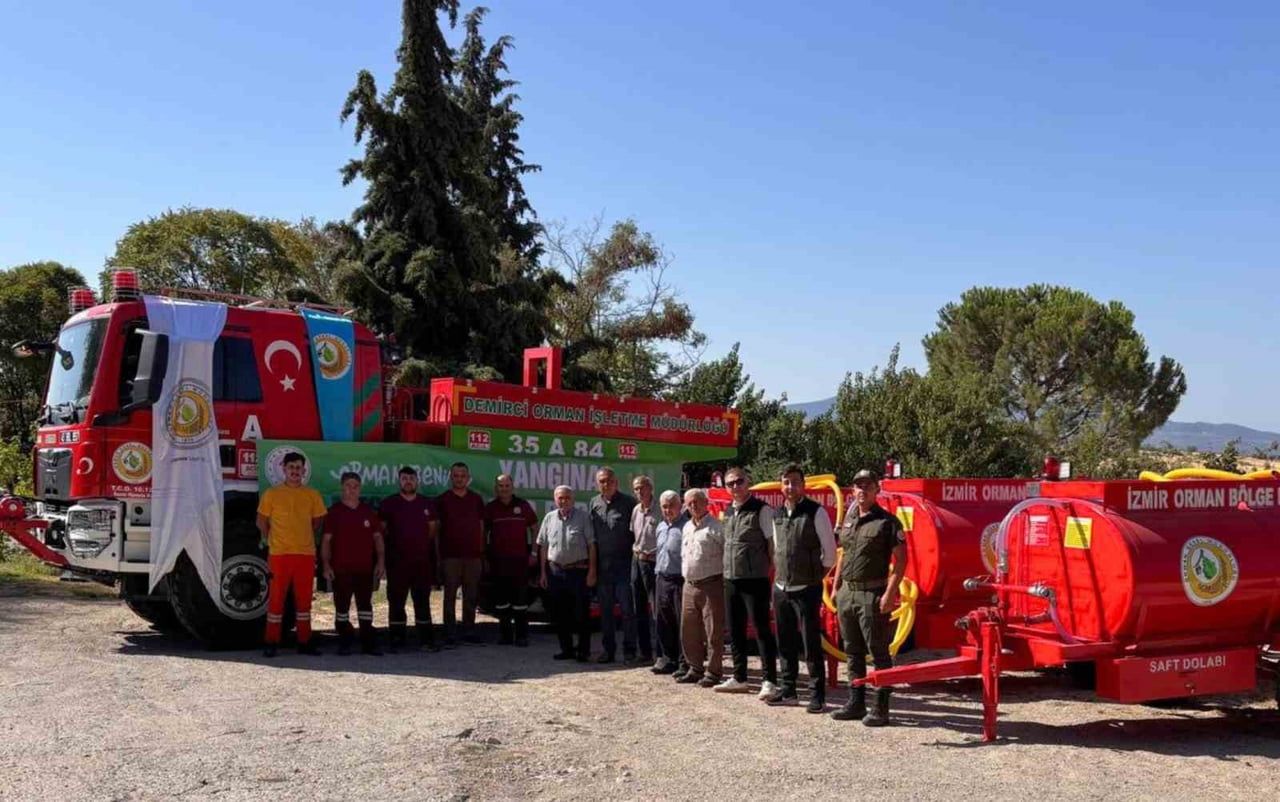 MANİSA’NIN DEMİRCİ İLÇESİNDE, ORMAN YANGINLARIYLA MÜCADELE ÇALIŞMALARINA GÜÇ KATACAK YENİ SU...