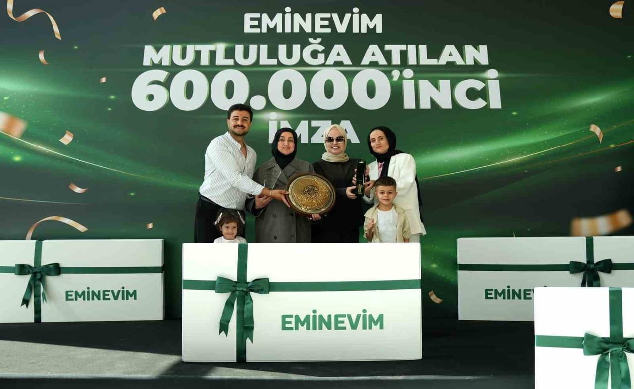 EMİNEVİM, 600 BİNİNCİ TESLİMATINI GERÇEKLEŞTİREREK ULAŞILMASI GÜÇ BİR REKORA İMZA ATTI. SEKTÖRDE...