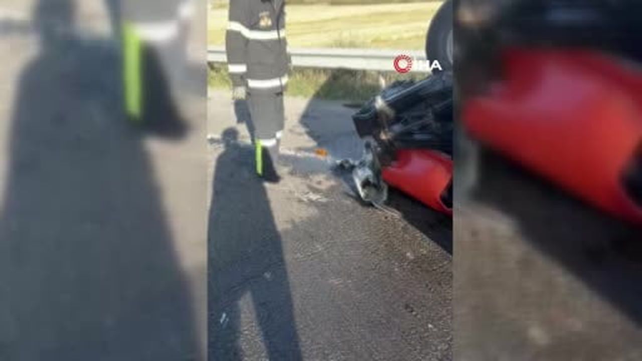 Kars’ta traktörle otomobil çarpıştı: 6 yaralı