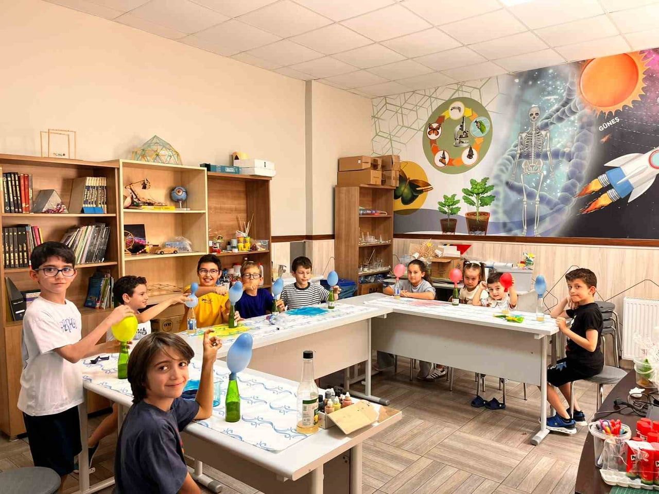 KOCAELİ'NİN BAŞİSKELE İLÇESİNDE ÇOCUKLAR, YAZ TATİLİNİ ÇOCUK ÜNİVERSİTESİ YAZ AKADEMİSİ'NDE...