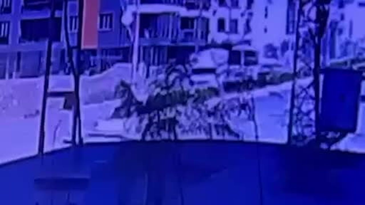 Iğdır’da tırın hafif ticari aracı takip edip çarptığı anlar kamerada