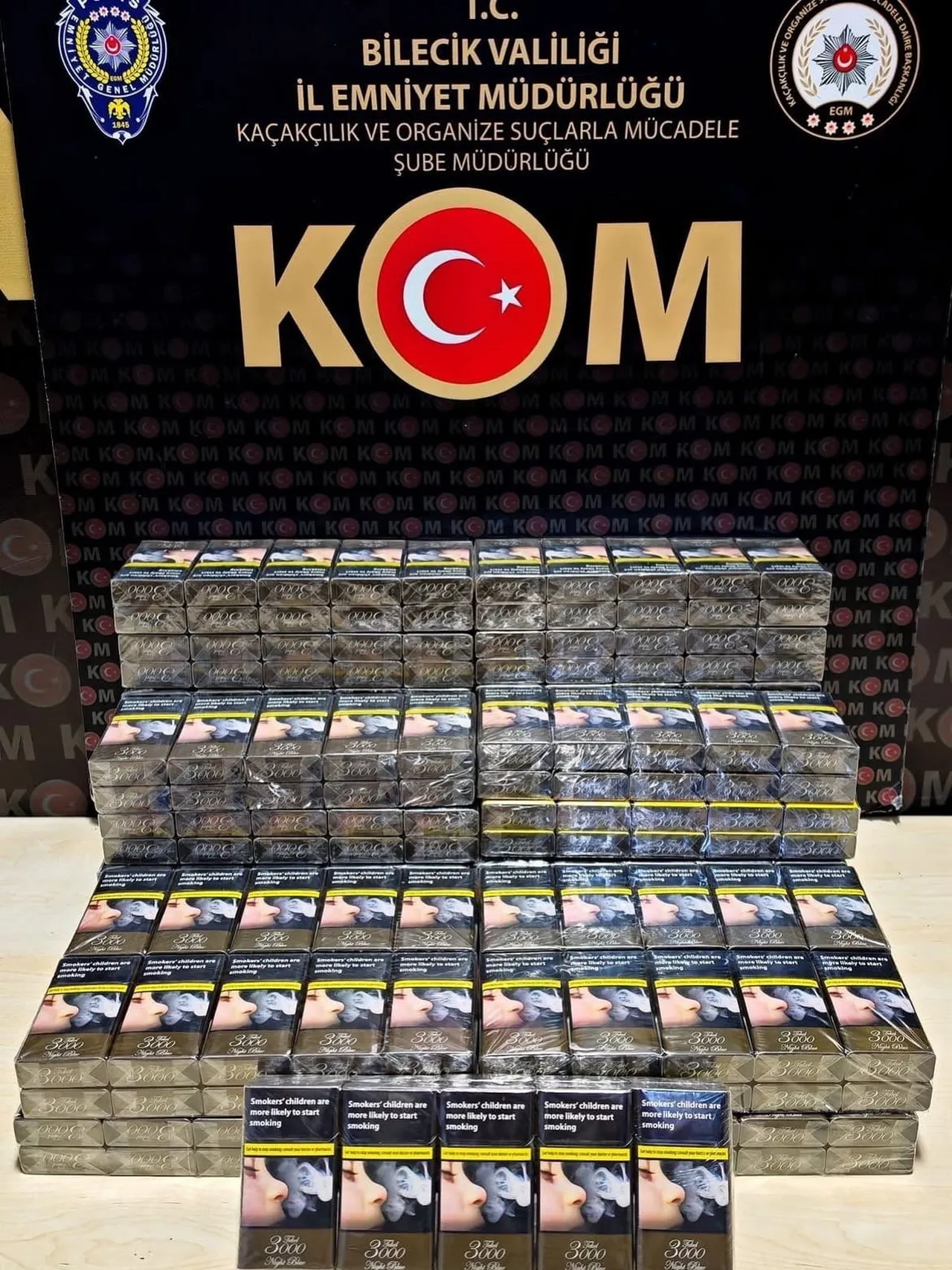 BİLECİK'TE 290 PAKET KAÇAK SİGARA ELE GEÇİRİLDİ