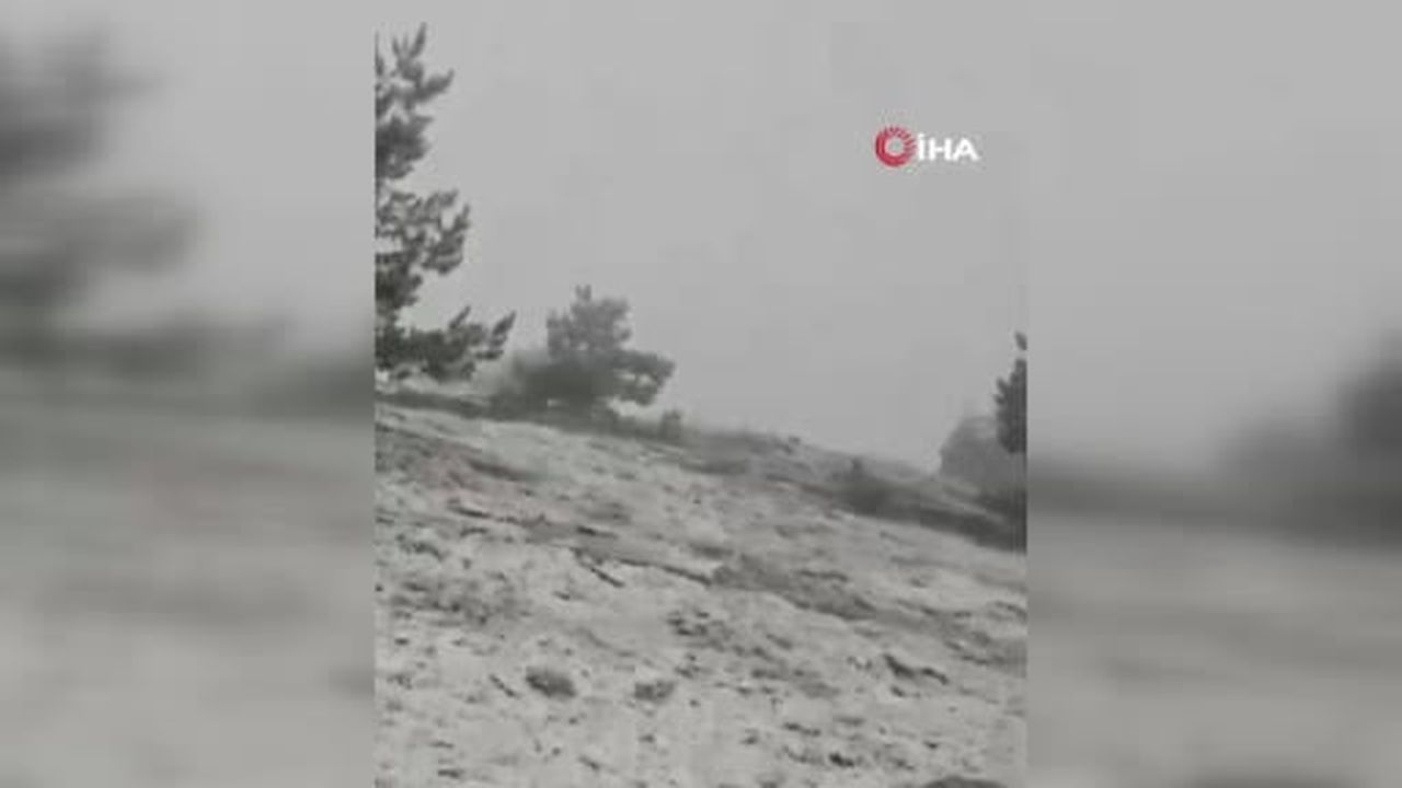 Muğla’ya sezonun ilk karı yağdı