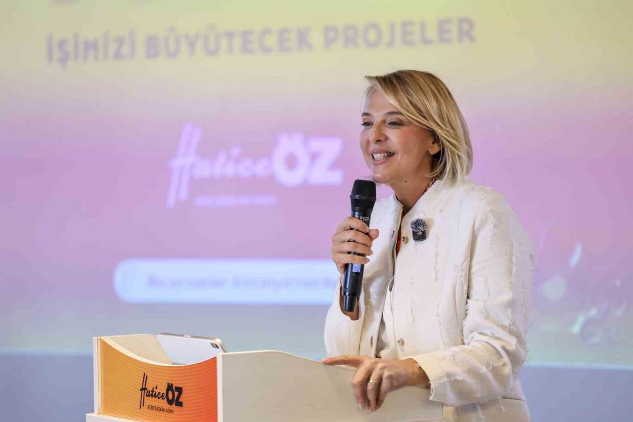 ATSO BAŞKAN ADAYI HATİCE ÖZ, YENİ DÖNEM HEDEFİNİ "ATSO İŞİNİZİ BÜYÜTECEK" SÖZLERİYLE AÇIKLADI. ÖZ...