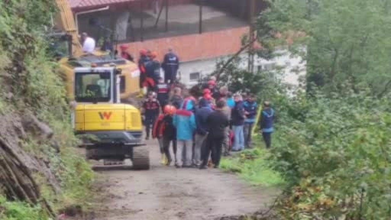 Trabzon Valiliği'nden "Heyelan değil, iş kazası" açıklaması