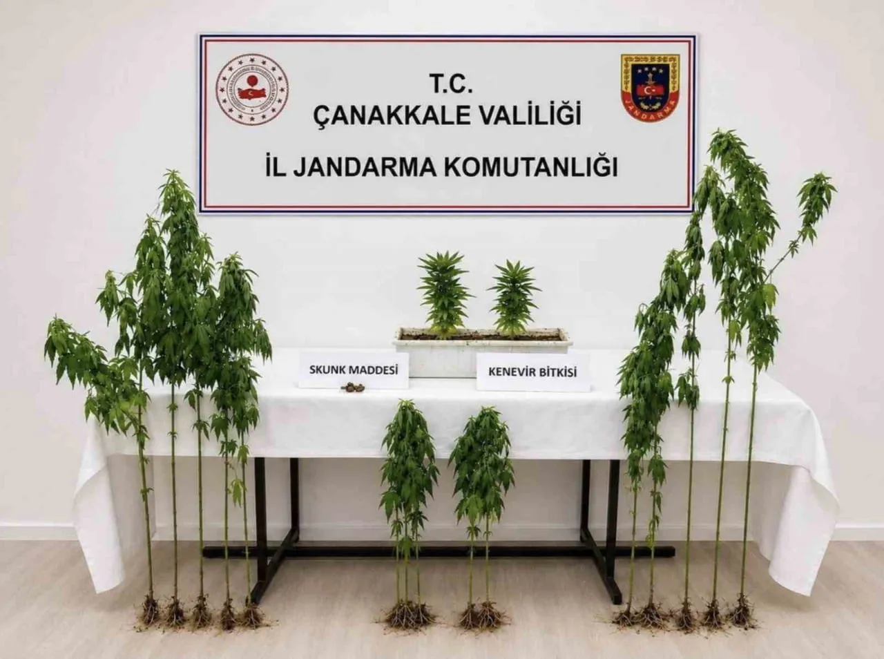 ÇANAKKALE’DE MERKEZ, BİGA VE EZİNE İLÇELERİNDE GERÇEKLEŞTİRİLEN UYUŞTURUCU OPERASYONUNDA ÇOK...