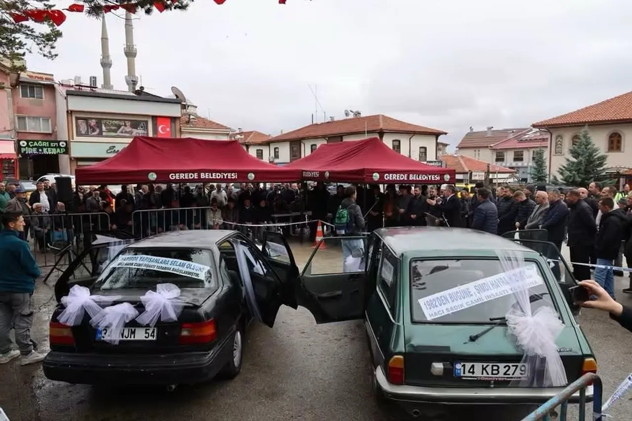 BOLU’NUN GEREDE İLÇESİNDE HACI SADIK CAMİİ’NİN İNŞAATINA DESTEK AMACIYLA DÜZENLENEN HAYIR...