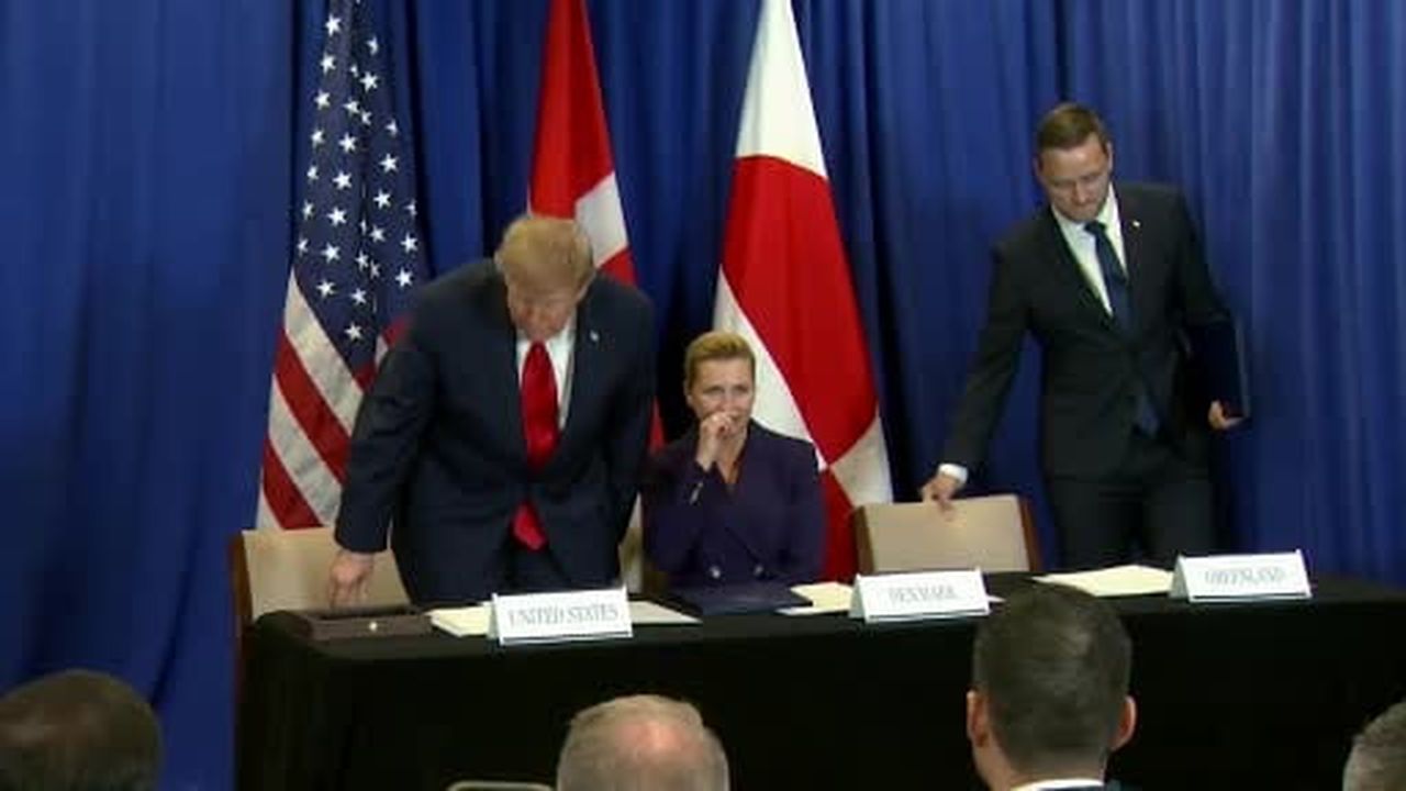 ABD Başkanı Donald Trump, Danimarka ve Grönland liderleri ile birlikte ABD’ye Grönland’daki askeri...