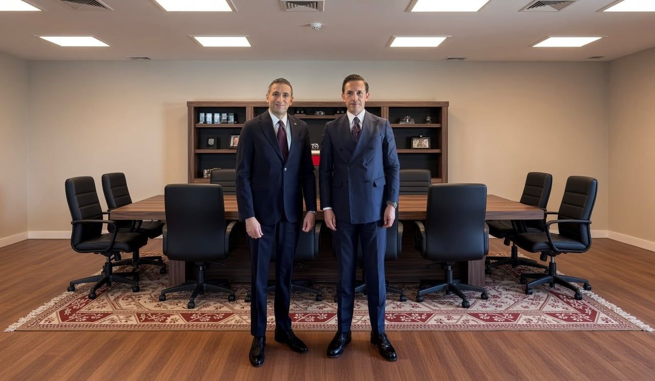 OYAK PAZARLAMA GENEL MÜDÜRÜ YUSUF YENİLMEZ VE RTÜK BAŞKAN YARDIMCISI DENİZ GÜLER