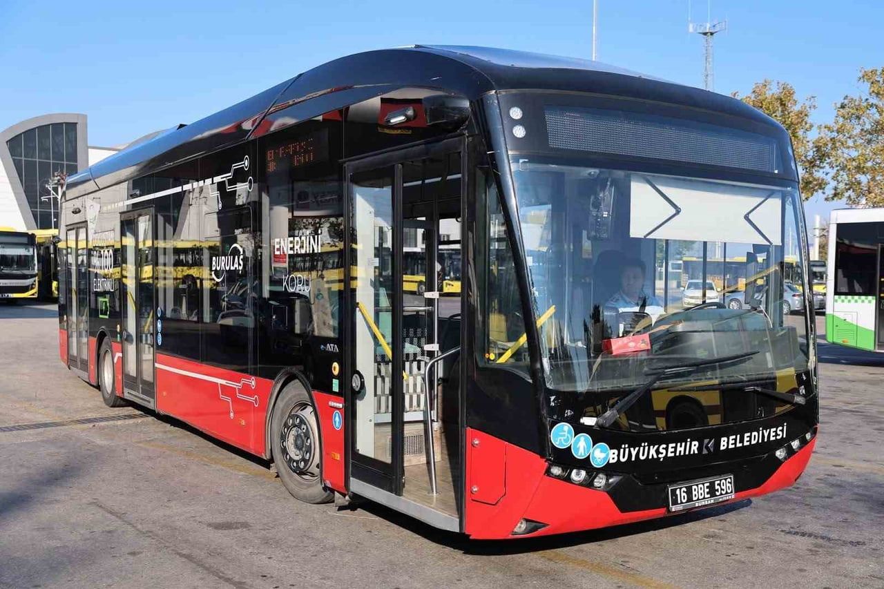 BURSA BÜYÜKŞEHİR BELEDİYESİ TARAFINDAN BURSA’YA KAZANDIRILAN 4 TANE ELEKTRİKLİ OTOBÜS TERMİNAL...