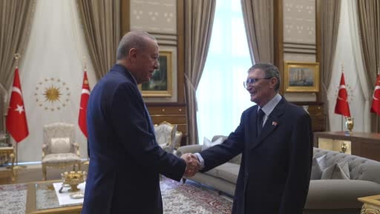 Cumhurbaşkanı Erdoğan, Prof. Dr. Aziz Sancar'ı kabul etti
