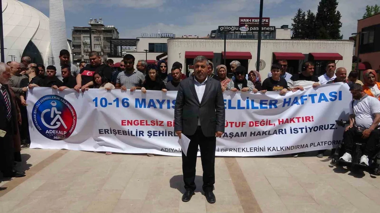 ADIYAMAN ENGELLİ DERNEKLERİNİ KALKINDIRMA PLATFORMU (ADEKALP), 10-16 MAYIS ENGELLİLER HAFTASI...