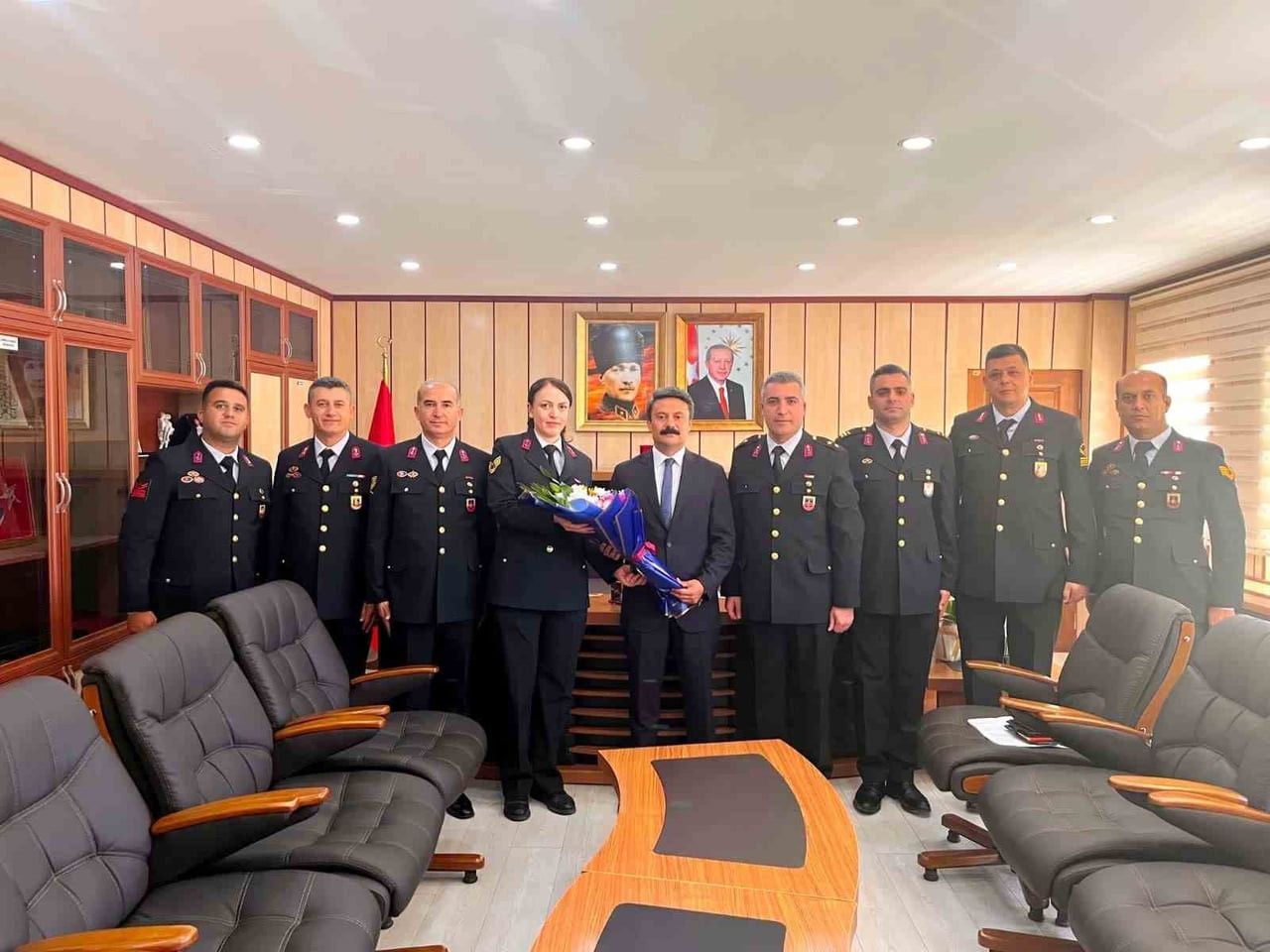 ADIYAMAN’IN BESNİ KAYMAKAMI AHMET OĞUZ ASLAN, TÜRK JANDARMA TEŞKİLATI’NIN 187. KURULUŞ YIL...