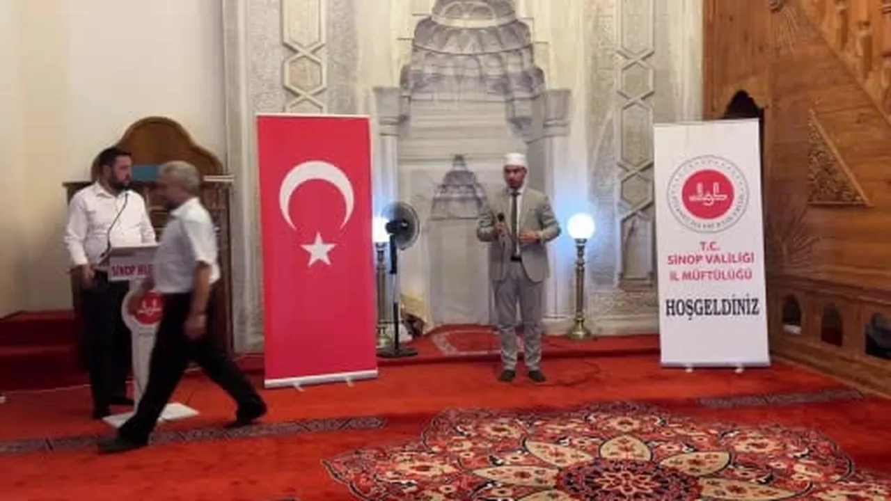 Ezanı güzel okuma bölge finali Sinop'ta yapıldı