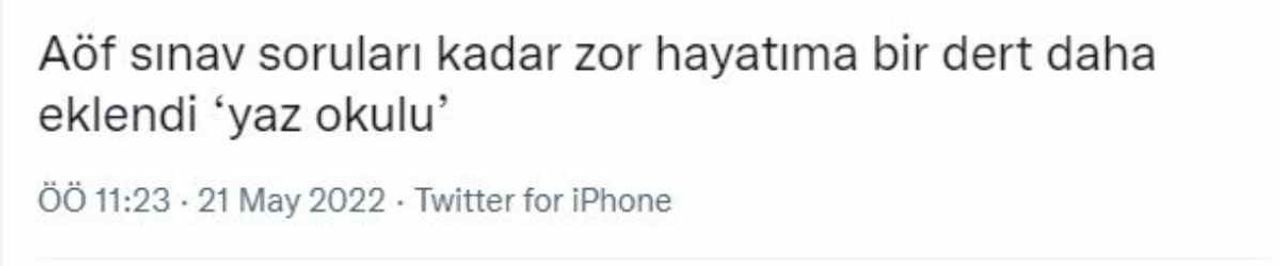 AÖF Bahar dönemi soru yorumları